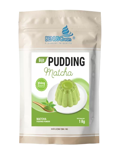 Bột Pudding – Flan Matcha