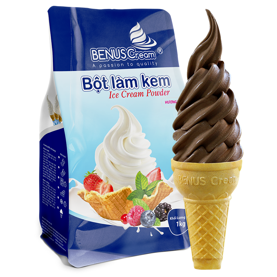 Bột làm kem Socola