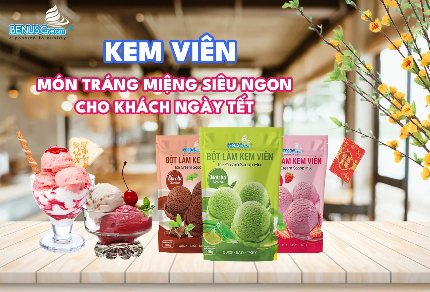 Kem viên – món tráng miệng siêu ngon ngày Tết
