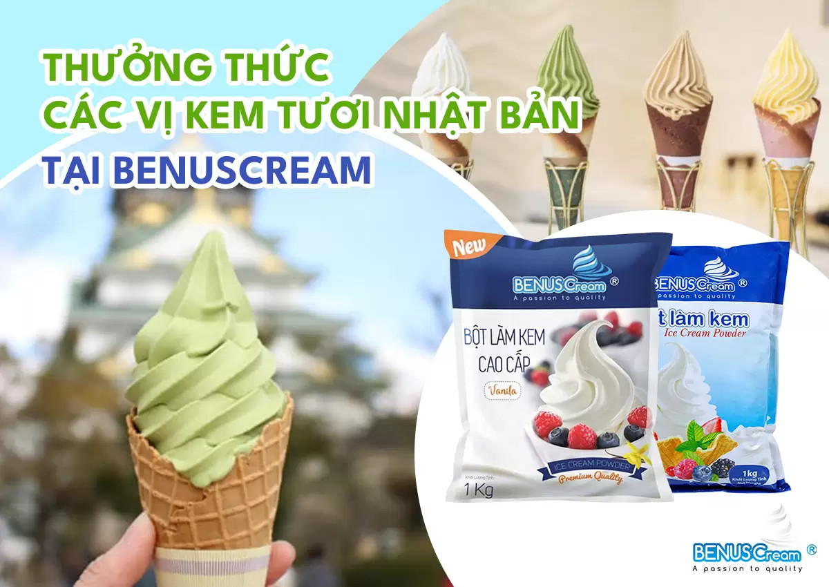 Kem Tươi Nhật - Khám Phá Hương Vị Độc Đáo Từ Xứ Sở Hoa Anh Đào