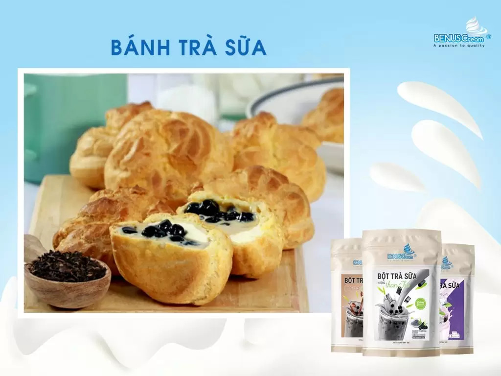 Bánh trà sữa biến tấu từ bột trà sữa