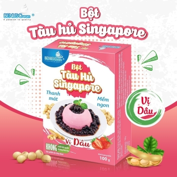 Bột tàu hủ Singapore vị Dâu