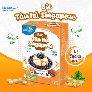 Bột tàu hủ Singapore vị Đường đen