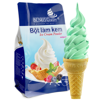Bột làm kem Bạc hà