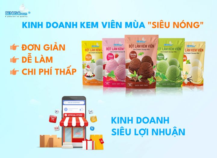 KINH DOANH KEM VIÊN MÙA 