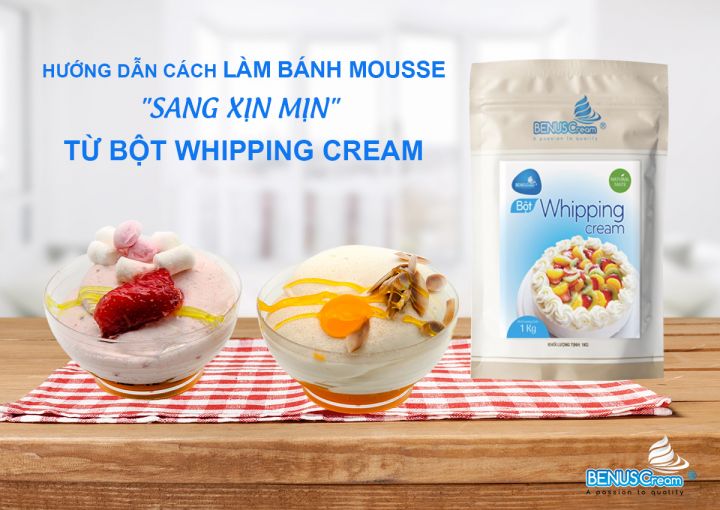 HƯỚNG DẪN CÁCH LÀM BÁNH MOUSSE 